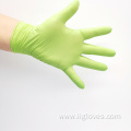 Examination Green Hand Protection Safety Nitrile Gloves